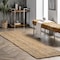 Nuloom Ashli Solid Farmhouse Jute Area Rug 2ft 6in x 12ft CLWA01A-26012 - alternate 1